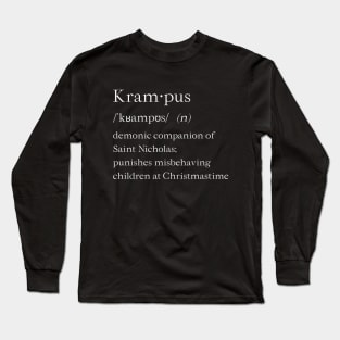 Encyclopaedia tenebrarum: Krampus Long Sleeve T-Shirt